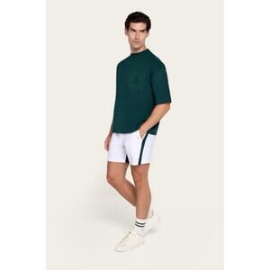Aman Essentials Unisex Oversized Pocket Tee -Dark Green XL